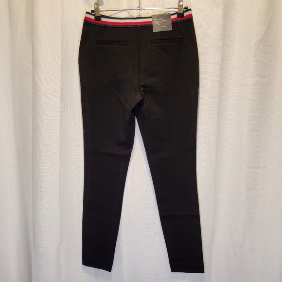 NWT Tommy Hilfiger Hanover Skinny Black Ponte Ankle Length Pants Size 2 - Picture 5 of 8